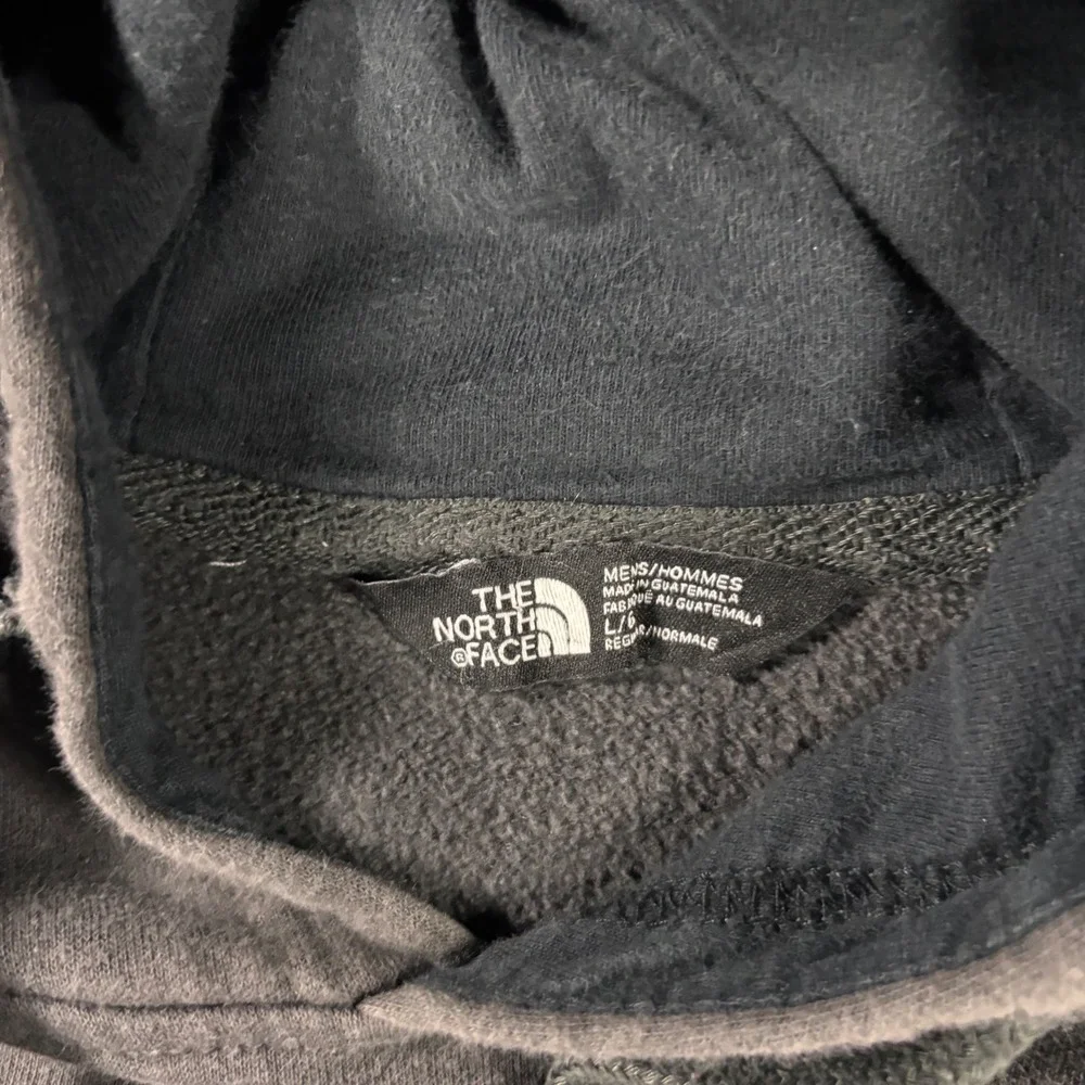 The North Face Mens Half Dome Logo Hoodie Charcoal Grey Fleece Pullover Large